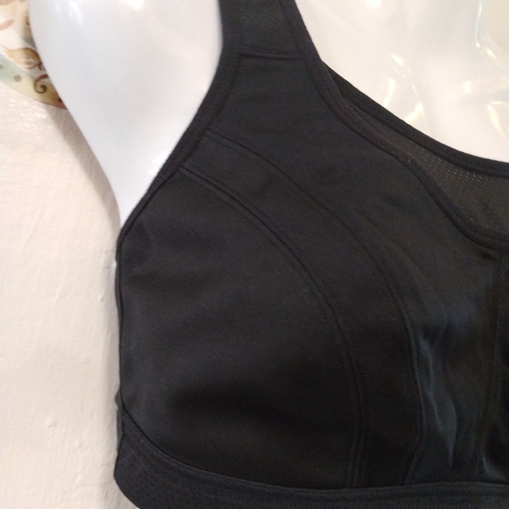 Black Women's Sports Bra - Picture 3 of 7